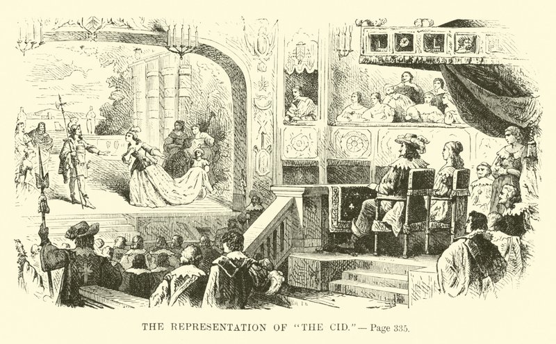 La représentation du Cid - French School