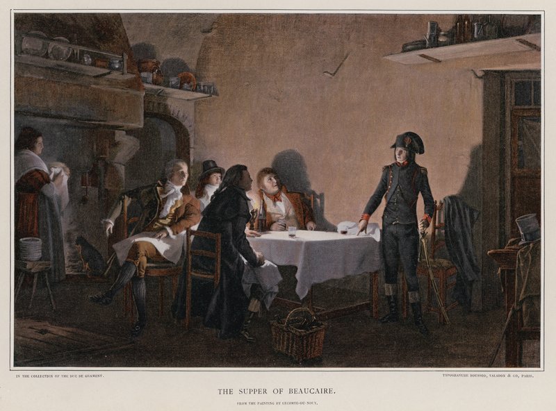 Le souper de Beaucaire - French School