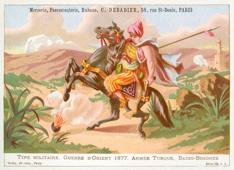 Bachi-bouzouk turc, Guerre russo-turque - French School
