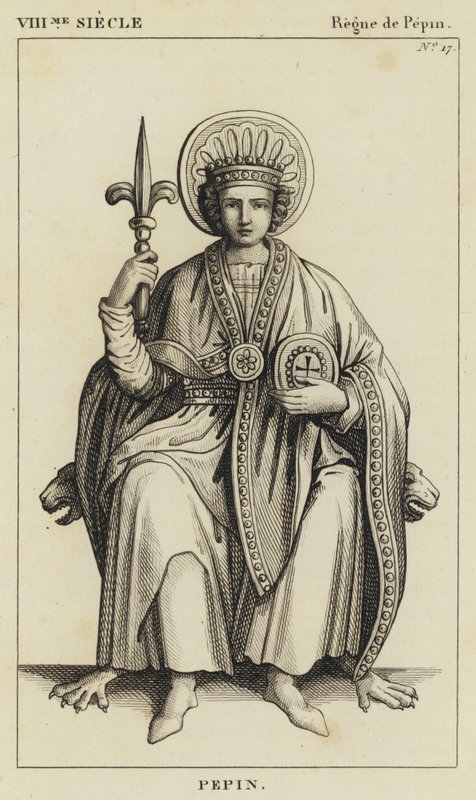 VIIIe siècle, règne de Pépin, Pépin - French School
