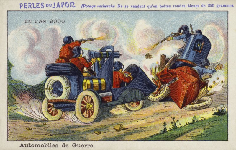 Automobiles de guerre en l