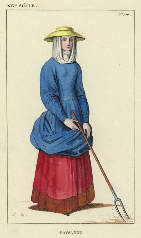 XIVe siècle, Paysanne - French School
