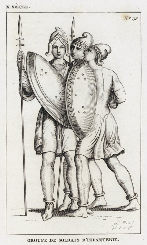 X Siècle, Groupe de Soldats d