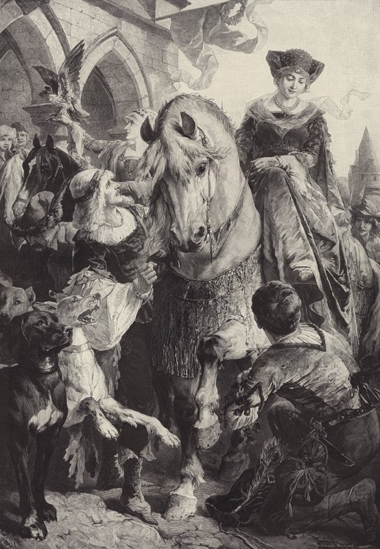 Sortie à la chasse - Fritz Wagner