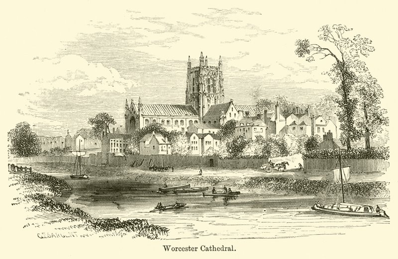Cathédrale de Worcester - G. F. Sargent