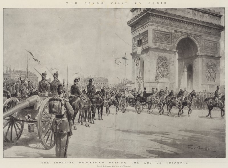La visite du tsar à Paris - G.S. Amato
