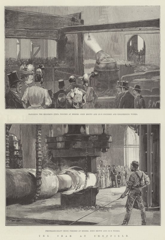 Le Shah à Sheffield - Gabriel Nicolet