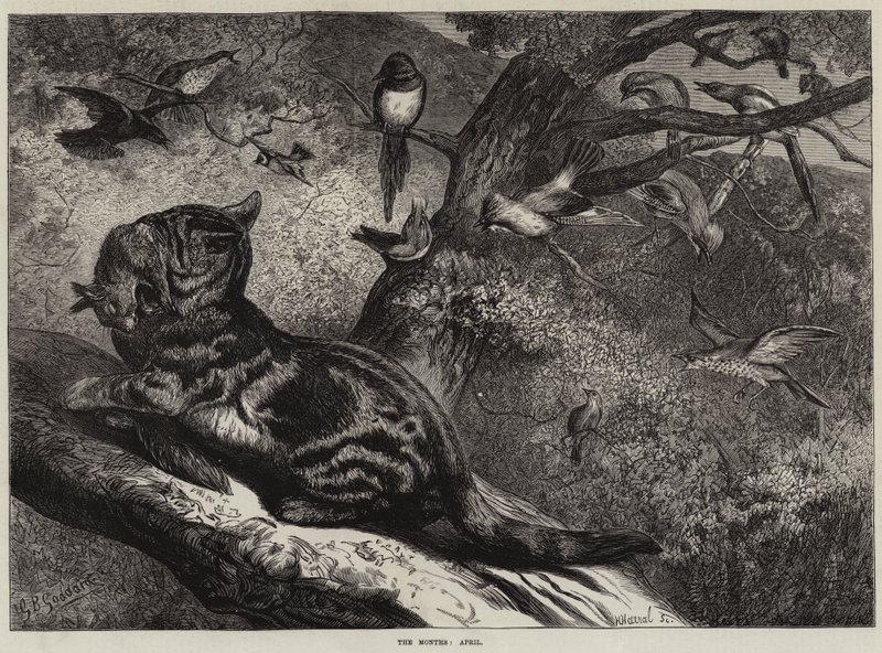 Les Mois, avril - George Bouverie Goddard