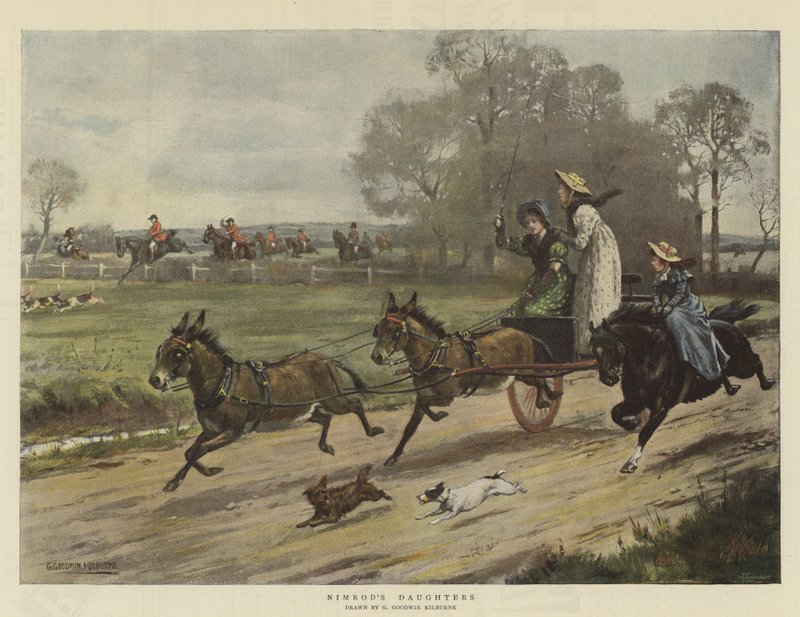 Les Filles de Nimrod - George Goodwin Kilburne