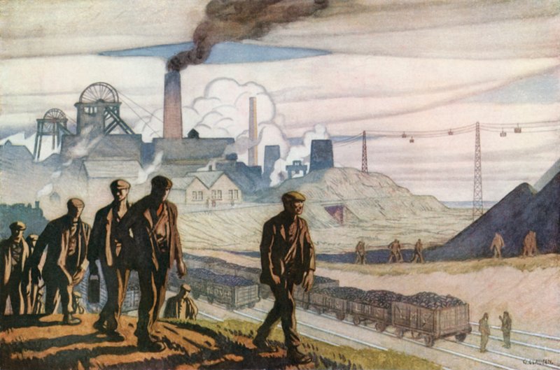 Industries britanniques, charbon - George Clausen