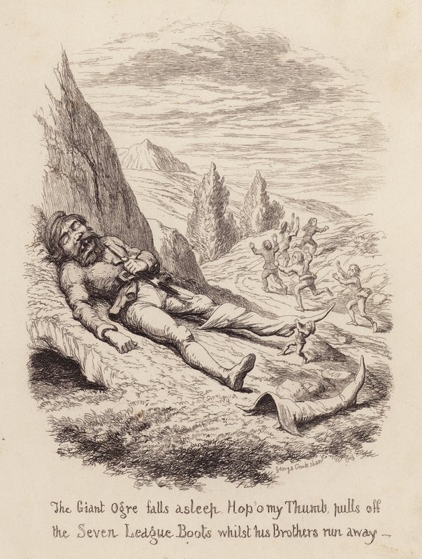Le Petit Poucet - George (after) Cruikshank