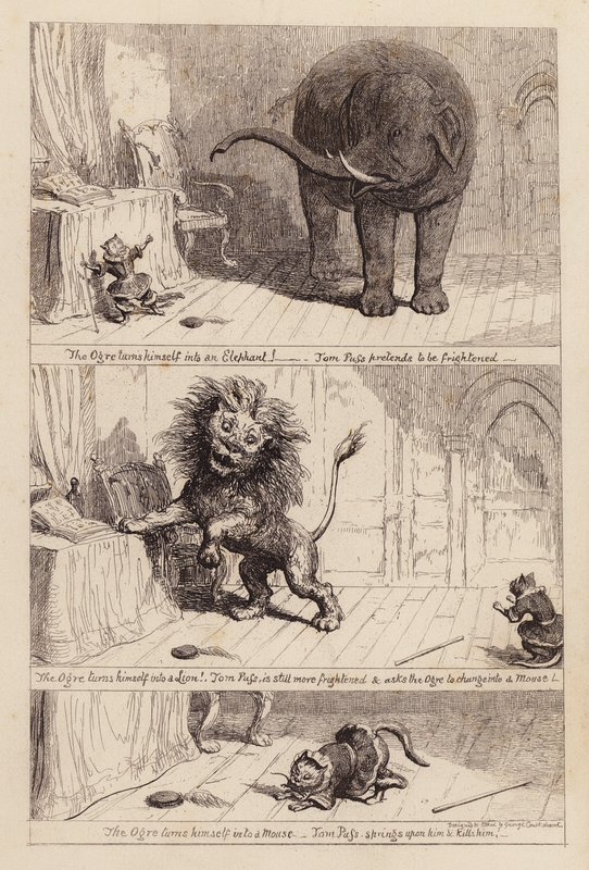 Le Chat Botté (gravure) - George (after) Cruikshank