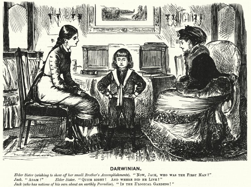 Caricature de Punch - George (after) Du Maurier