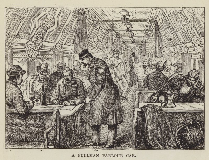 Un wagon-salon Pullman - George Augustus Sala