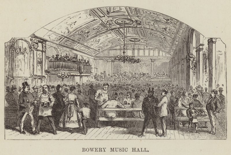 Bowery Music Hall - George Augustus Sala
