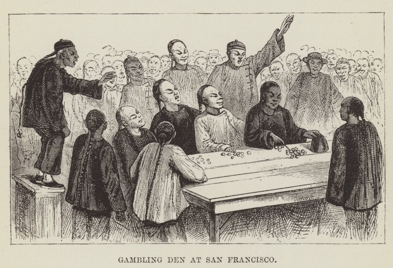 Tripot à San Francisco - George Augustus Sala