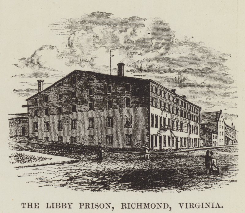 La prison de Libby, Richmond, Virginie - George Augustus Sala