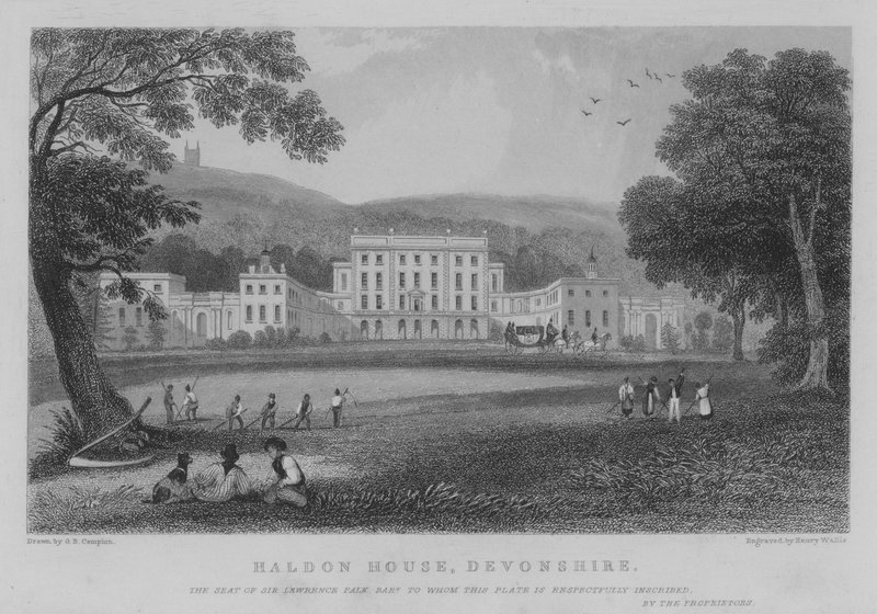 Haldon House, Devonshire (gravure) - George Bryant Campion