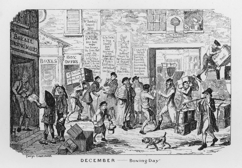Le lendemain de Noël - George Cruikshank
