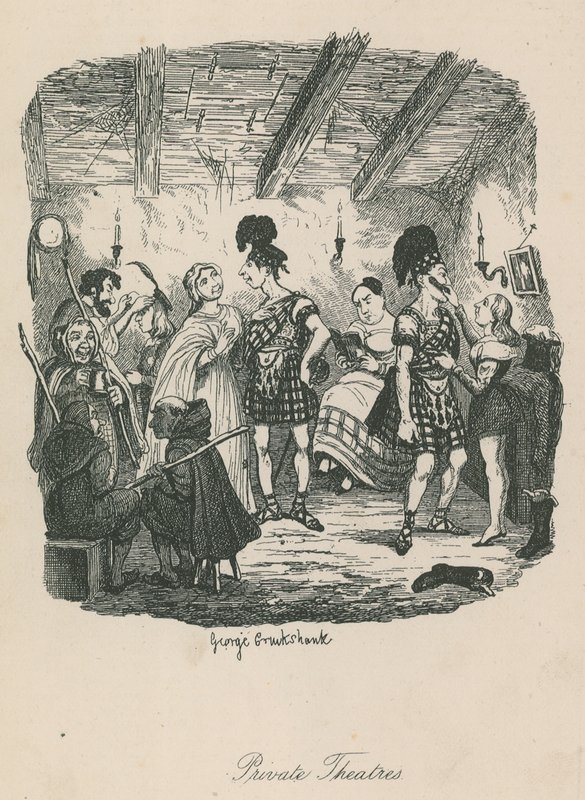 Théâtres privés - George Cruikshank