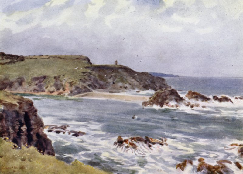 Bude, marée montante - George Franck Nicholls