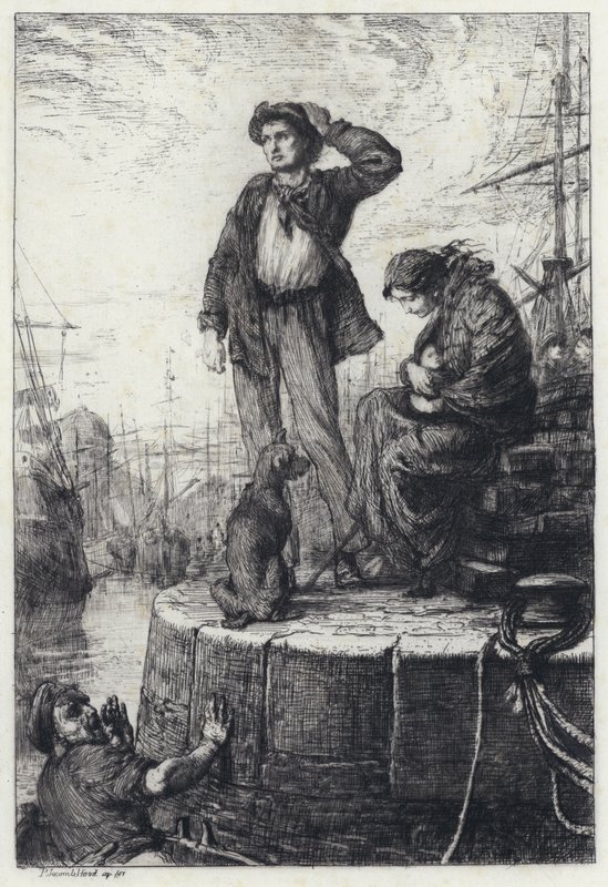 Émigrants à Liverpool - George Percy Jacomb Hood