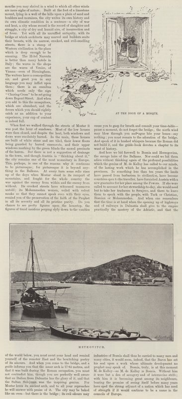 Croquis de Bosnie - Georges Bertin Scott