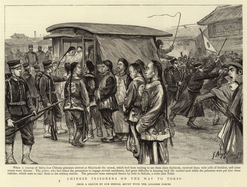 Prisonniers Chinois en Route vers Tokyo - Georges Ferdinand Bigot