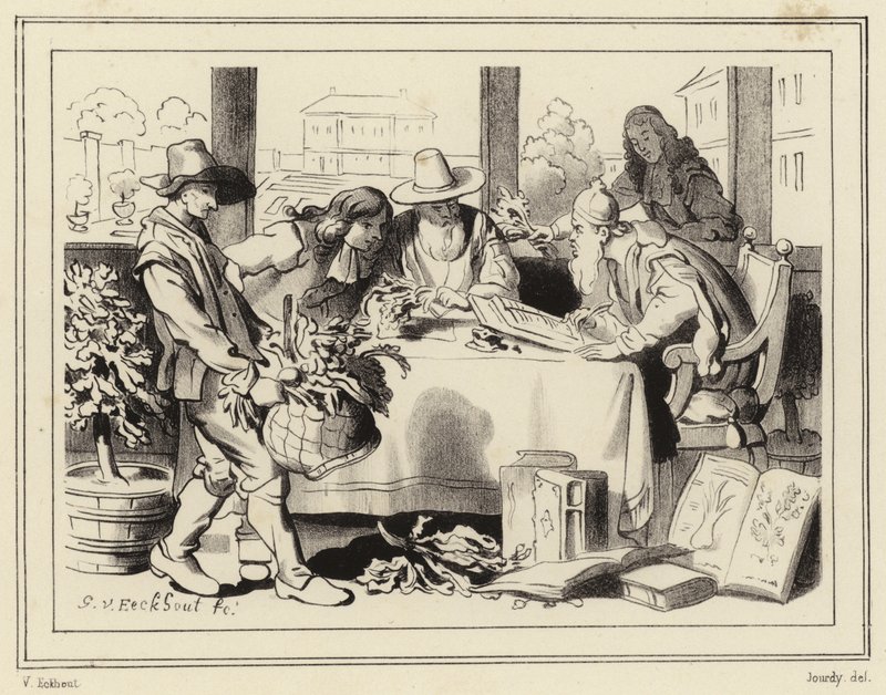 Botanistes au travail - Gerbrand van den Eeckhout