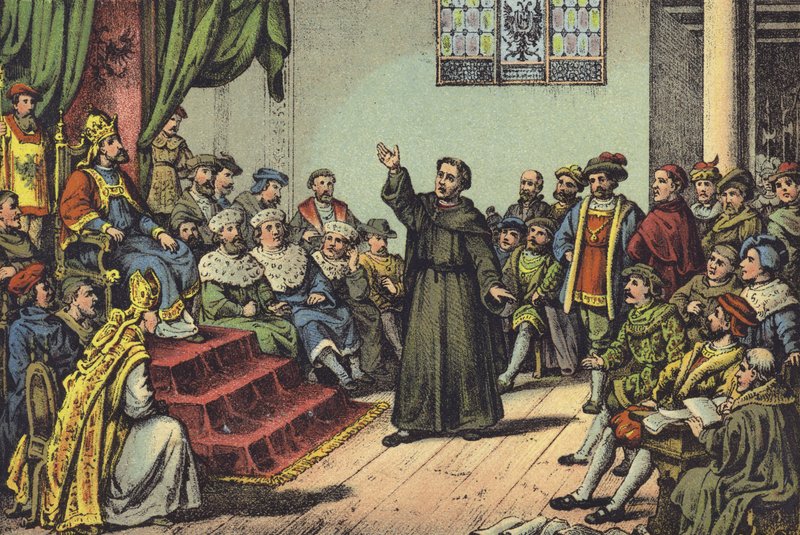 Luther devant la Diète de Worms - German School