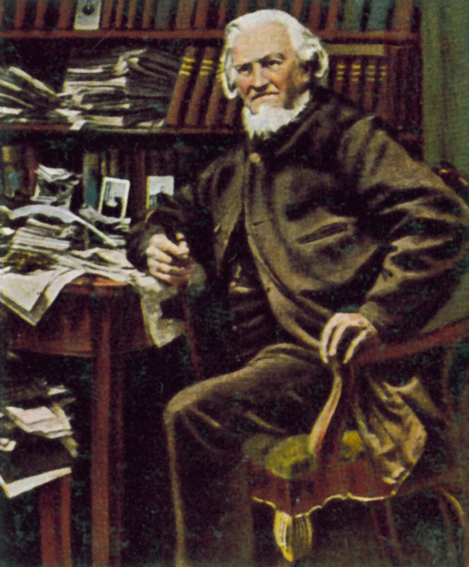 Hoffmann von Fallersleben, poète allemand - German Photographer