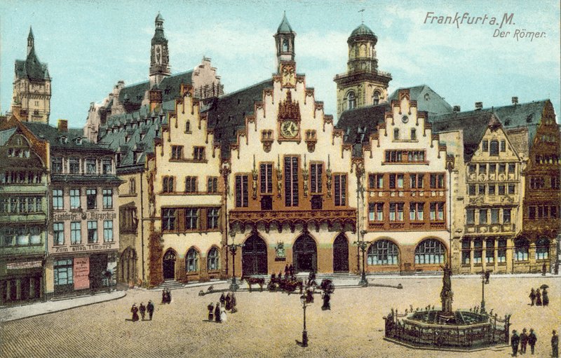Romer, Francfort, Allemagne (photo en couleur) - German Photographer
