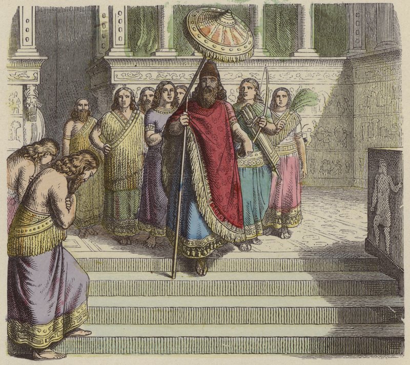 Roi assyrien et son entourage - German School