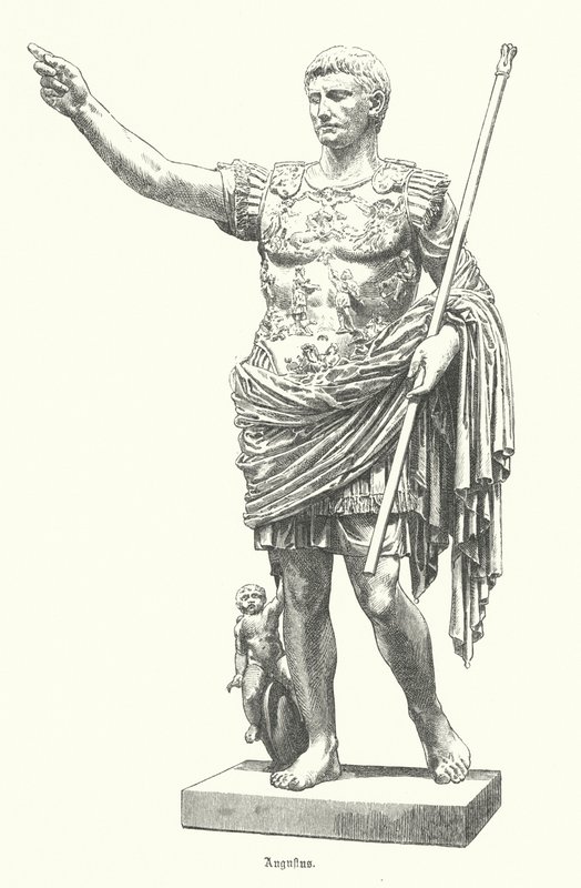 Auguste, empereur romain - German School