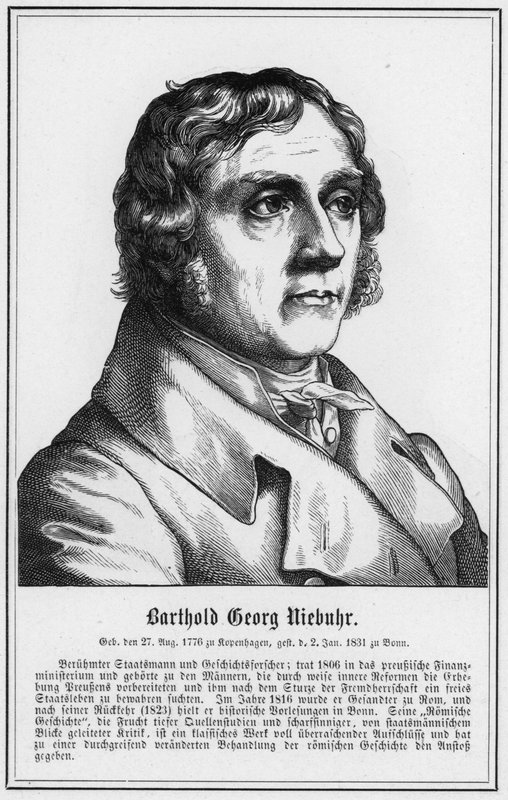 Barthold Georg Niebuhr (gravure) - German School