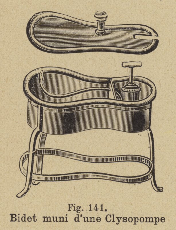 Bidet équipé d