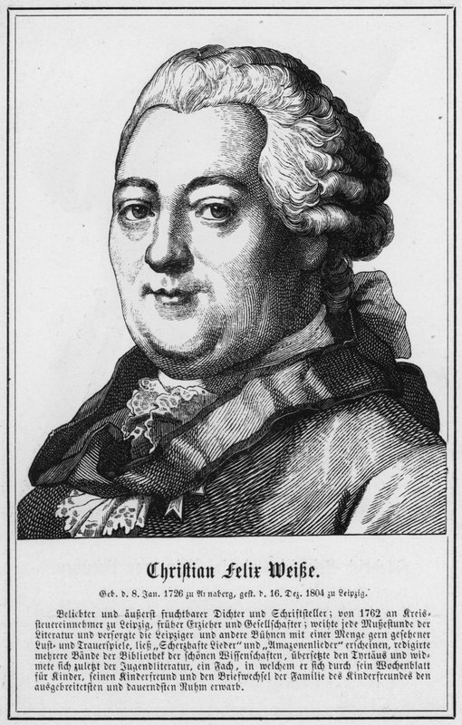 Christian Felix Weibe (gravure) - German School