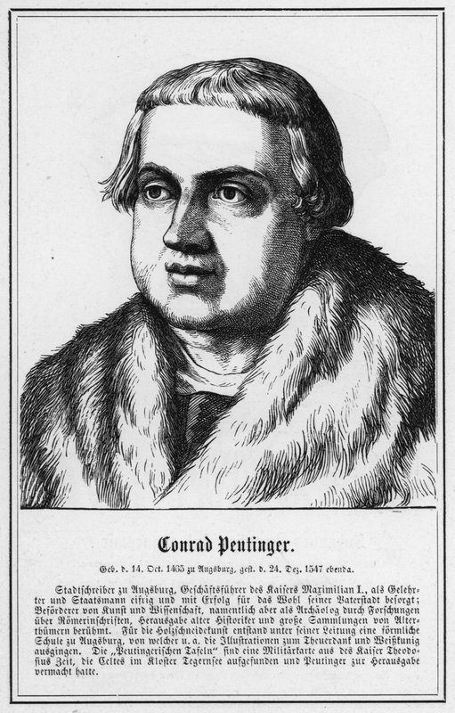 Conrad Peutinger (gravure) - German School