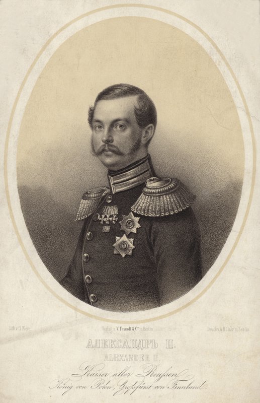 Tsar Alexandre II de Russie - German School