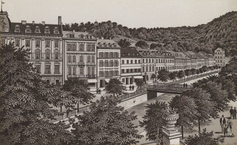 Egerstrasse (lithographie) - German School