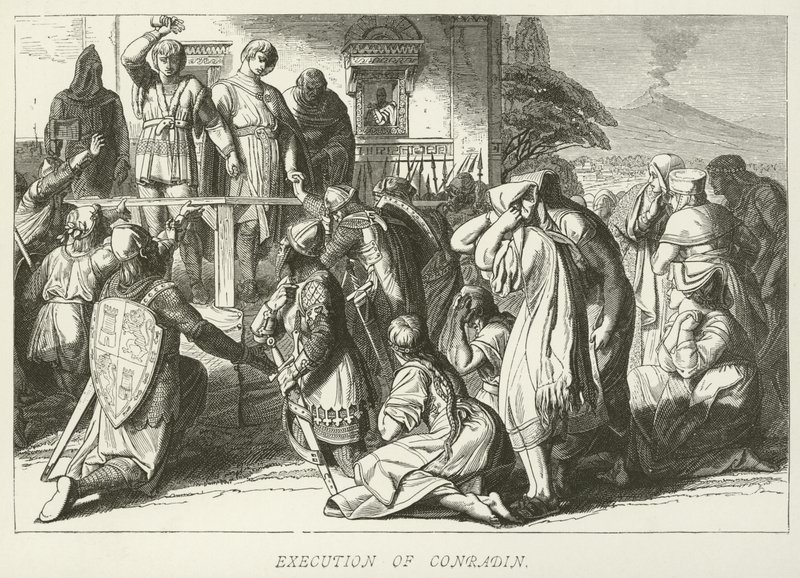 Exécution de Conradin (gravure) - German School