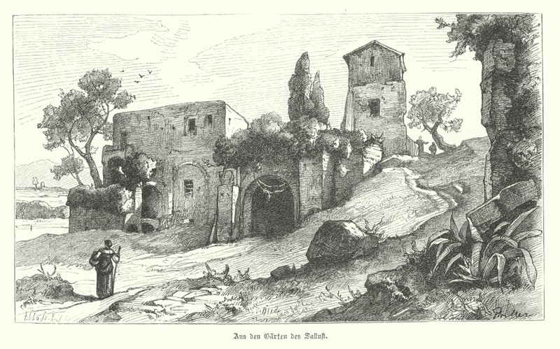 Jardins de Salluste, Rome - German School