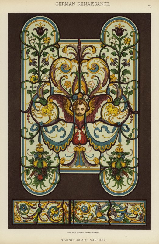 Renaissance allemande, Peinture sur verre teinté - German School