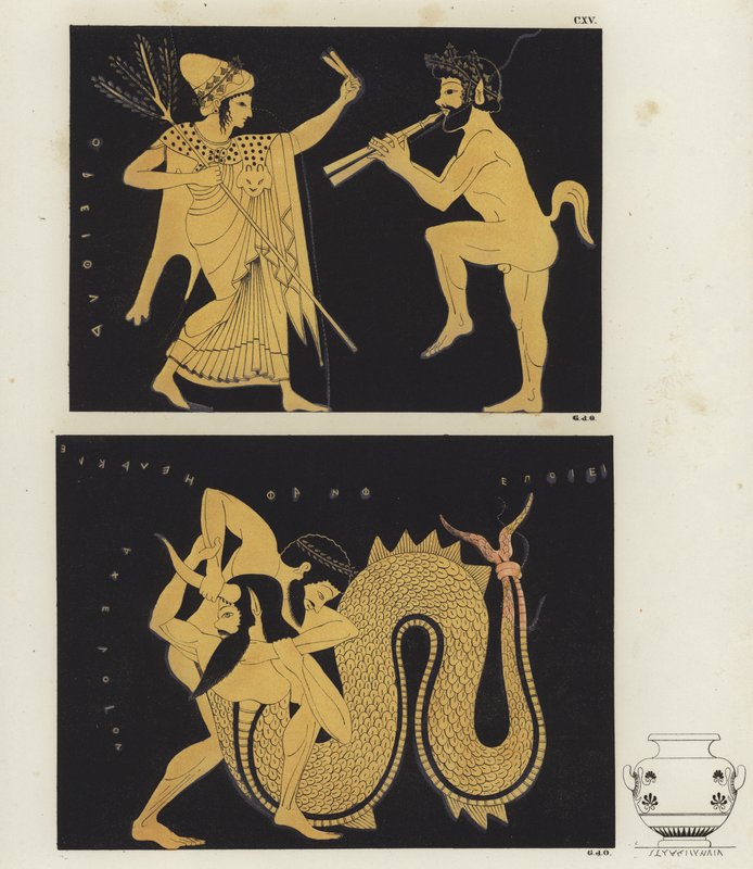 Hercule et Achéloos - German School