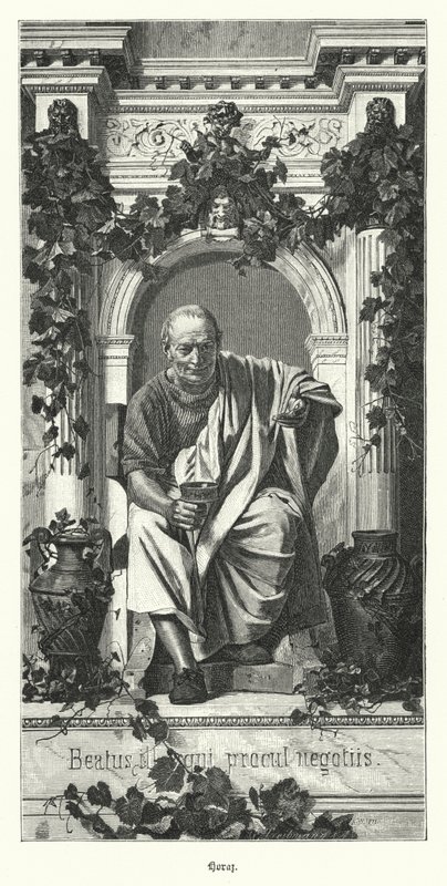 Horace, poète romain - German School