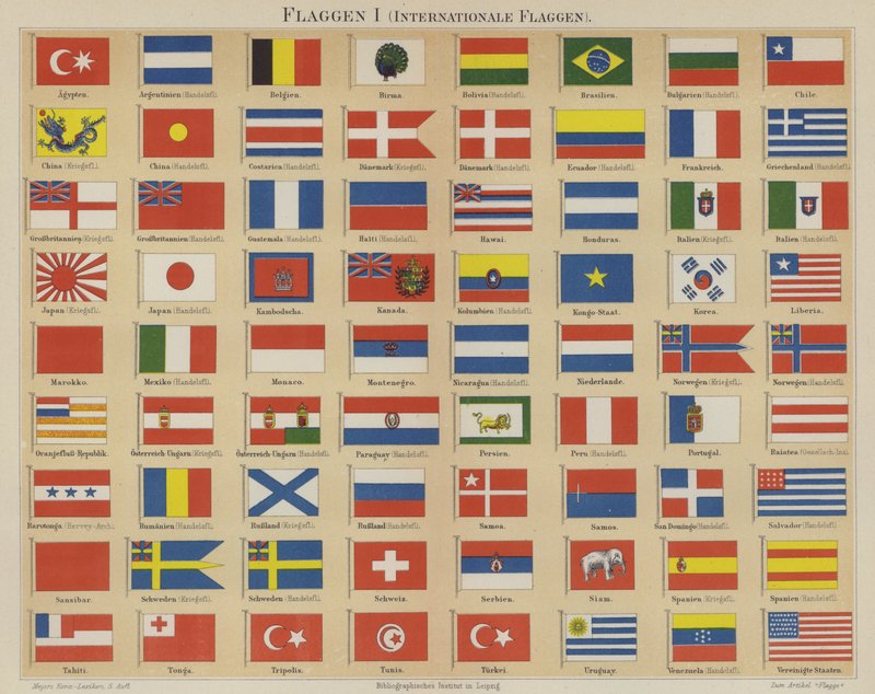 Drapeaux internationaux - German School