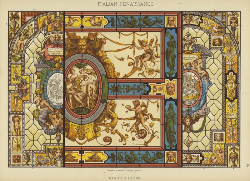 Renaissance Italienne, Vitrail - German School