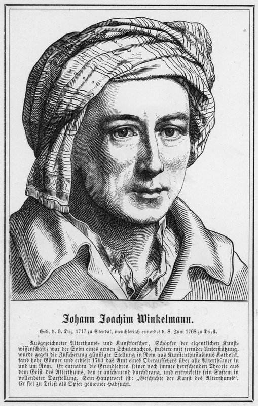 Johann Joachim Winckelmann (gravure) - German School