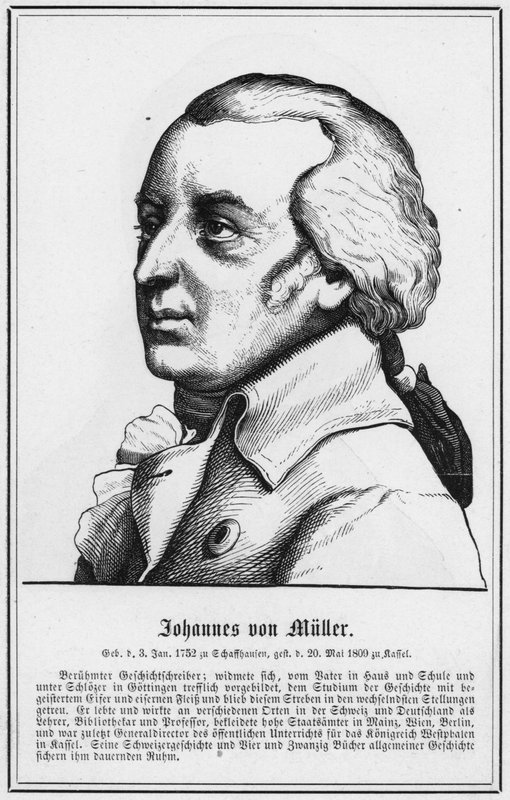 Johannes von Muller - German School