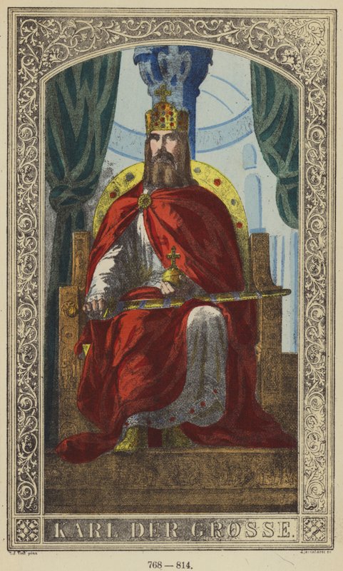 Charlemagne, 768-814 - German School
